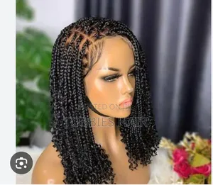 Frontal Braids With Curls