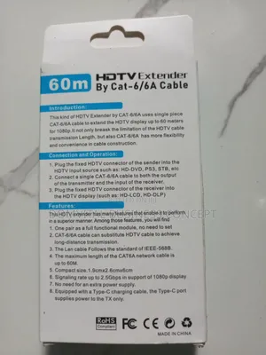 HDTV Extender by Cat-6/6a Cable