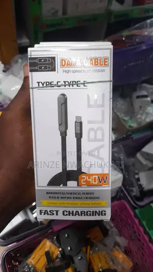 Foldable Stand Charger Cable