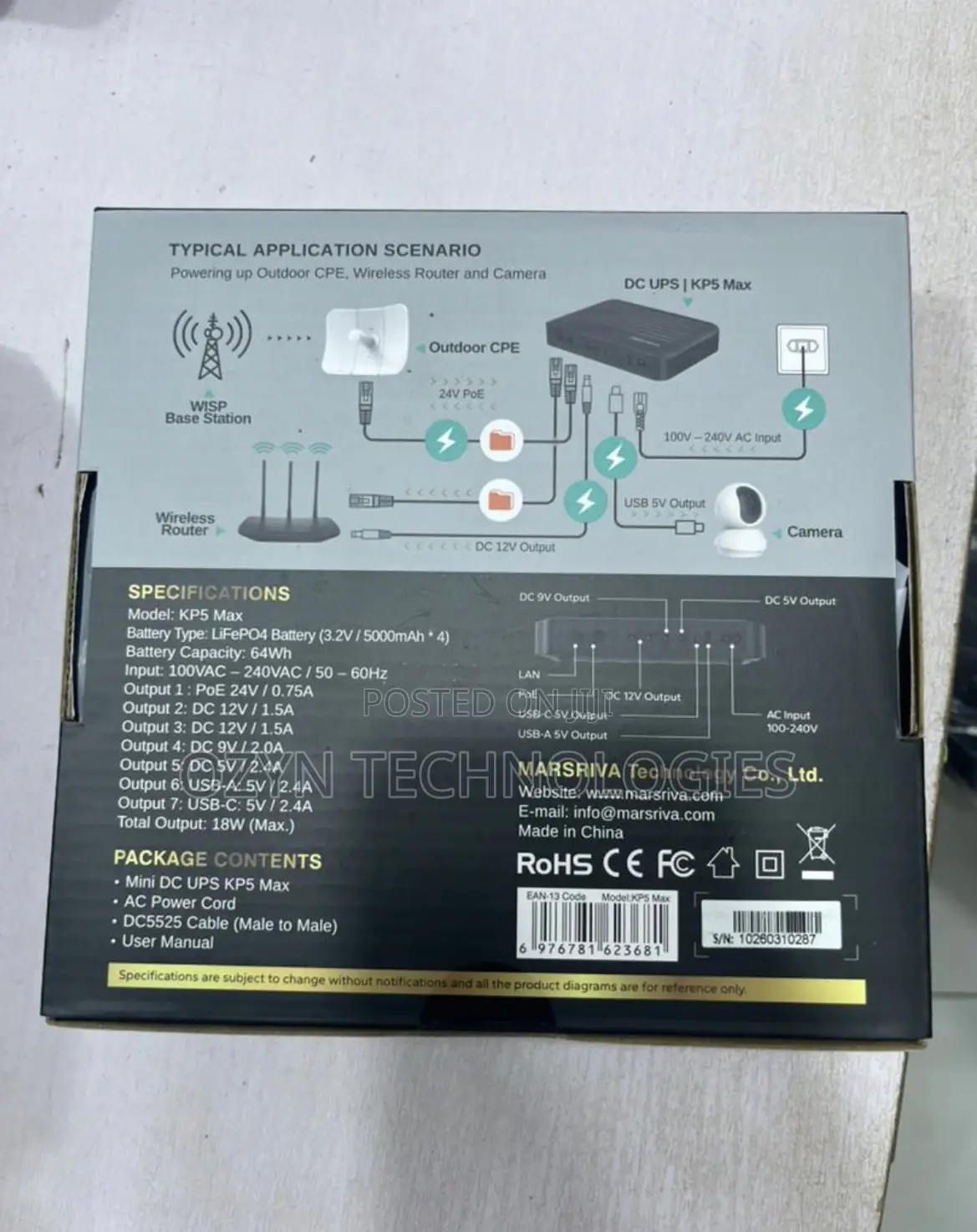 Marsiva Mini Ups- 20,000 Mah