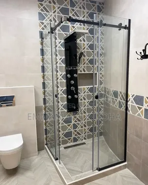 Modern Frameless Corner Shower