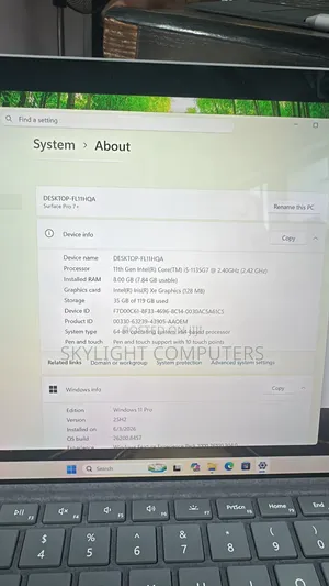 Laptop Microsoft Surface Pro 7+ 8GB Intel Core i5 SSD 128GB