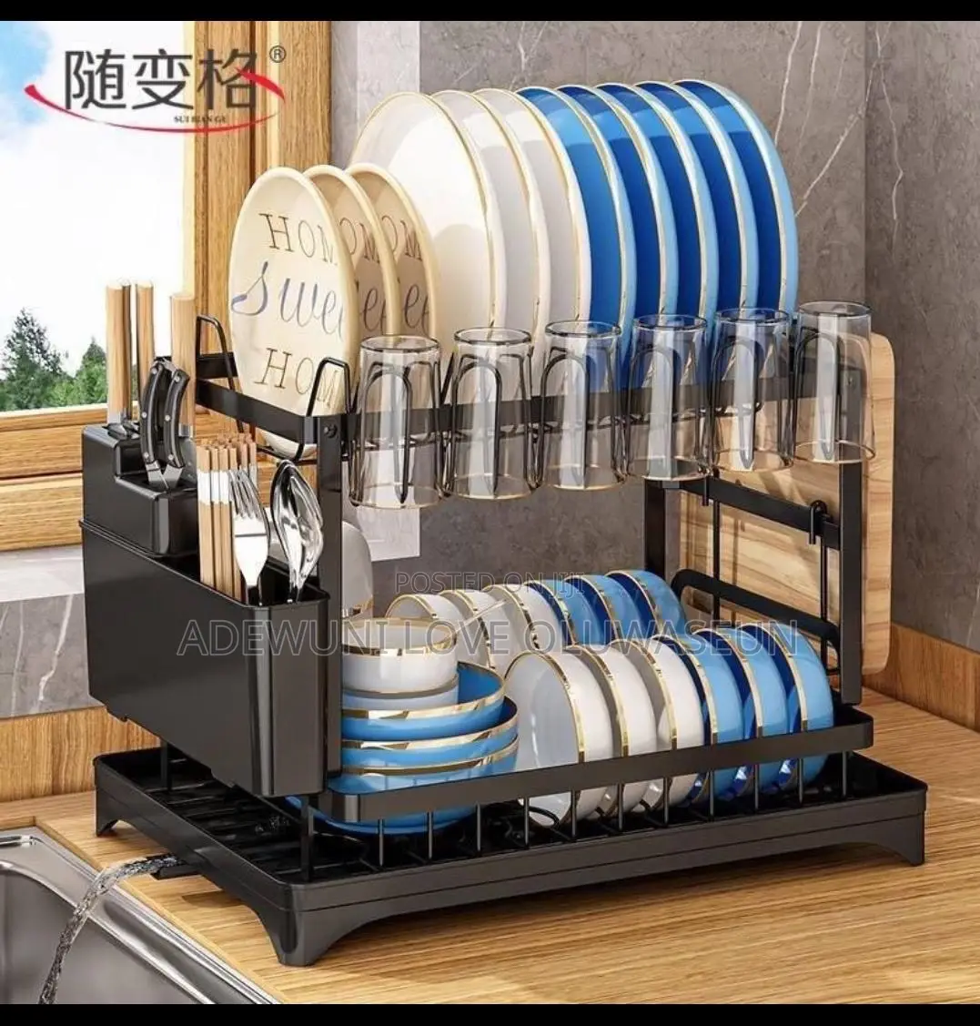 Bowl Dish Rack Restocked