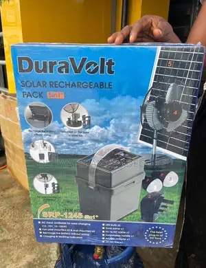 Big Duravolt Solar Rechargeable Dc Fan