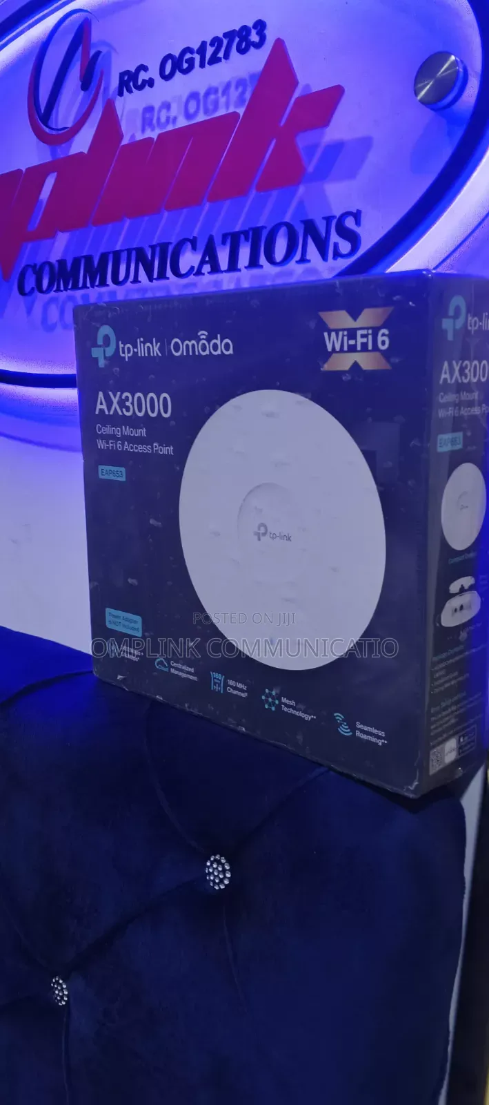 Omada Ceiling Mount Wi-fi 6 Access Point - Eap657