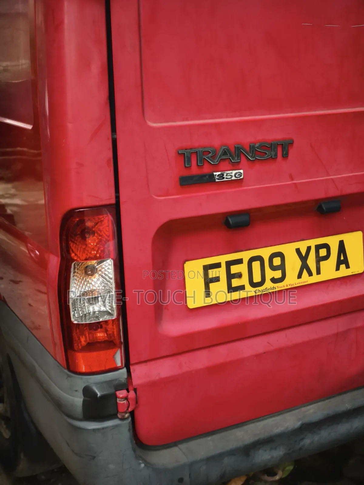 Ford E350 2009 Red