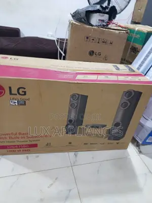 Lg DVD Home Theater 1000w Lhd675bg Bluetooth Sound System