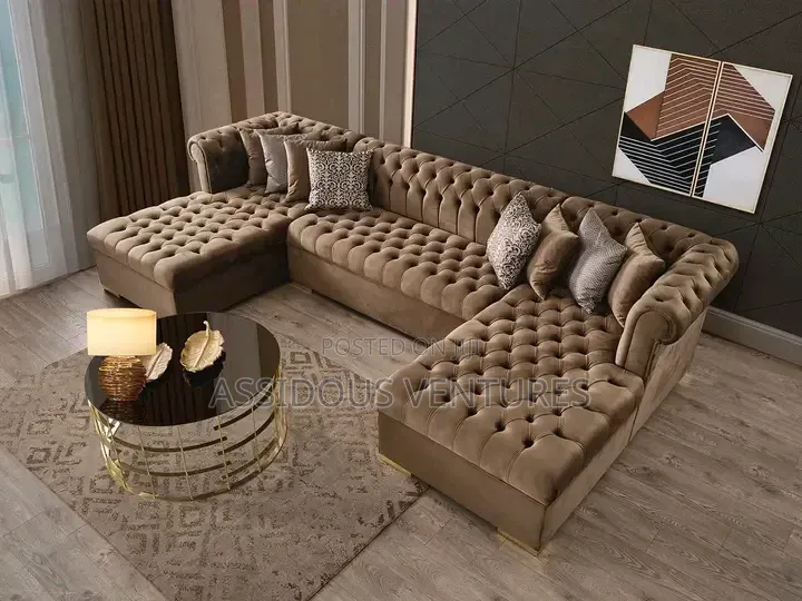 High Solid Opulent High Quality U Shaped Sofa Chair