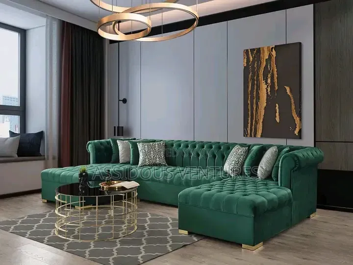 High Solid Opulent High Quality U Shaped Sofa Chair