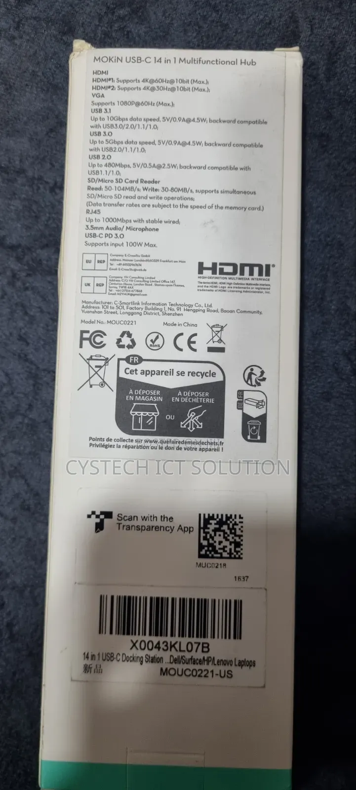 Mokin Usb-C 13port in 1 Multifunction Hub
