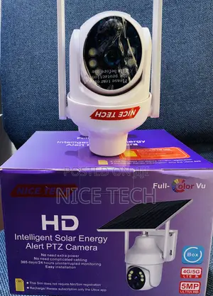 Intelligent Solar Energy Alert PTZ Camera