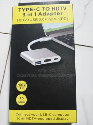 Type C to HDTV 3 in 1 Adapter