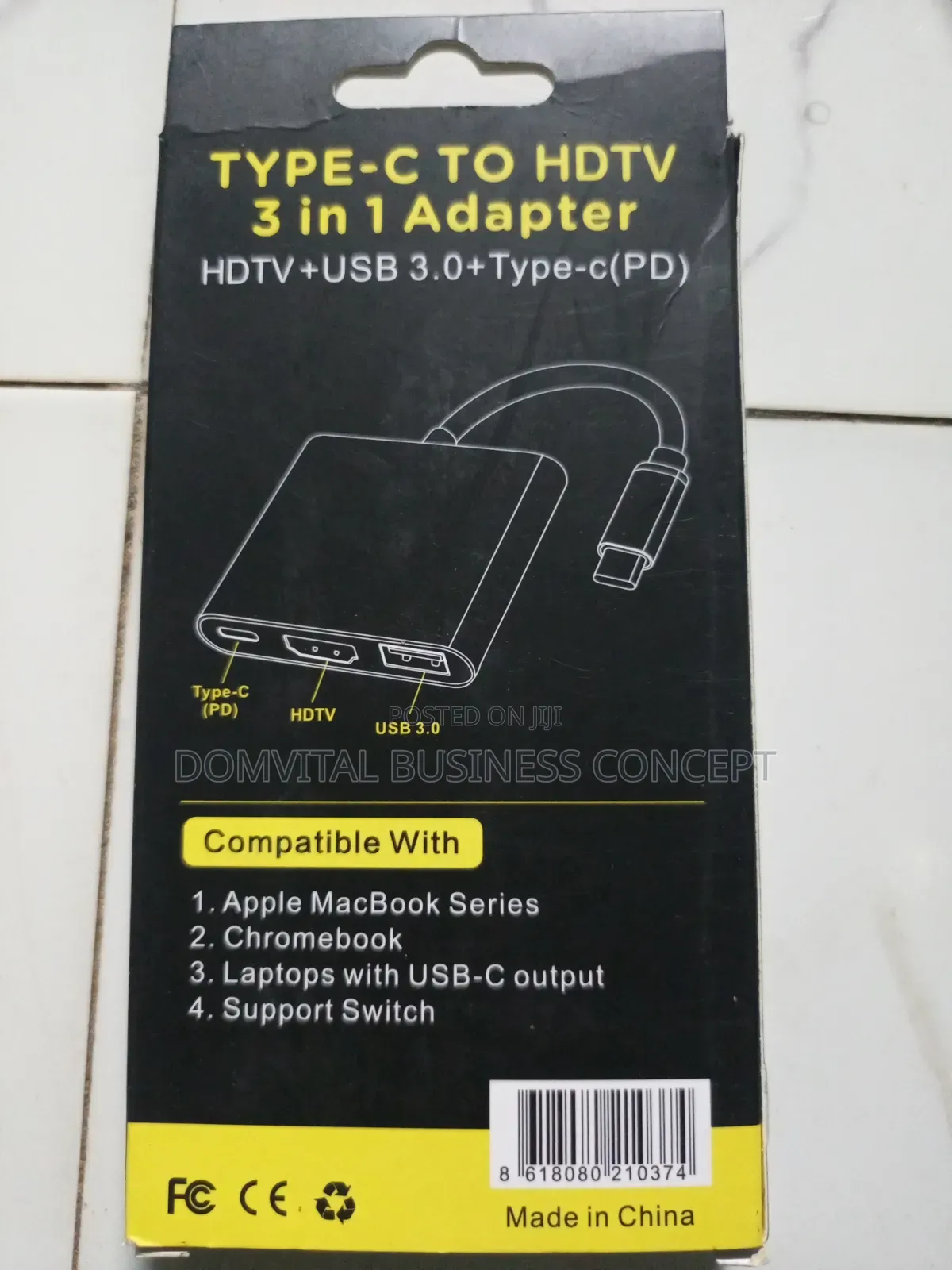 Type C to HDTV 3 in 1 Adapter