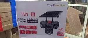 4g Solar PTZ 3 Lens CCTV Simcard Rotating Camera