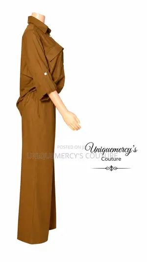 Classic Brown Two-Piece Set