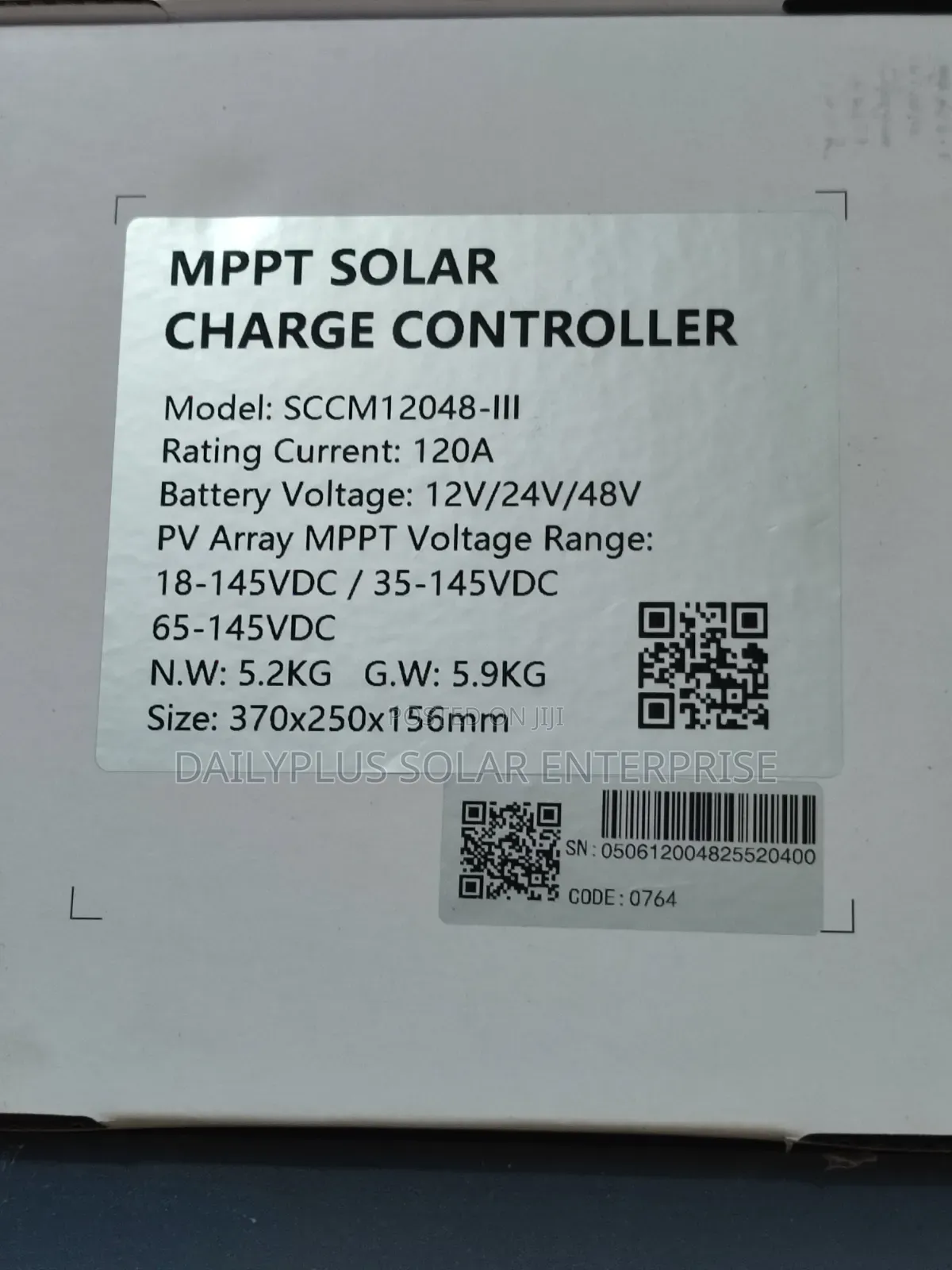 120amp Felicity Charger Controller