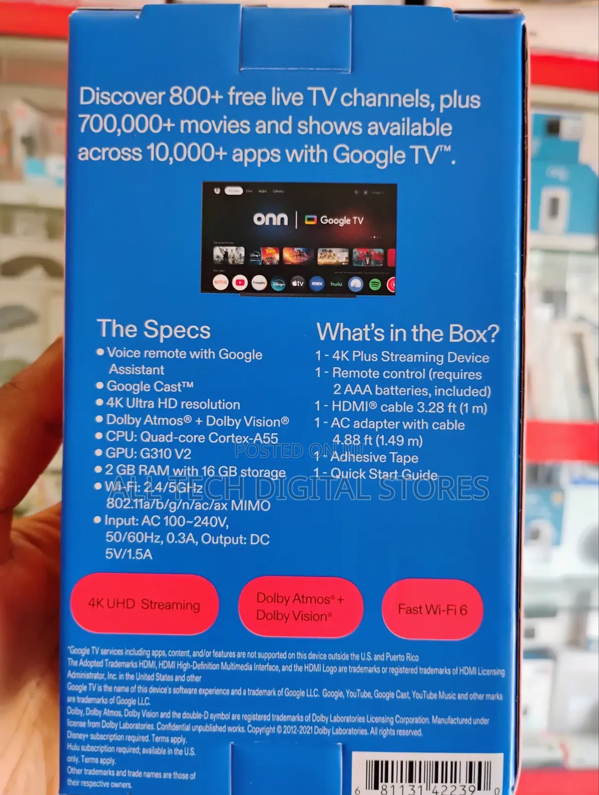 Onn Plus Streaming Device