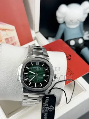 Patek Phillipe Geneve, Stainless Steel, Unisex Chain Watch, With Date