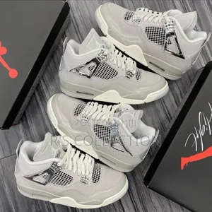 Original Air Jordans 5s Grey and Ash Bred Unisex Sneakers