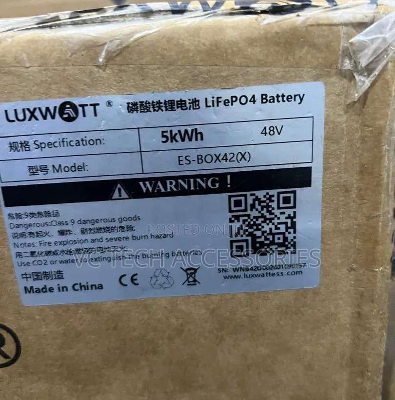 Luxwatt 5kwh 48v Lithium Battery