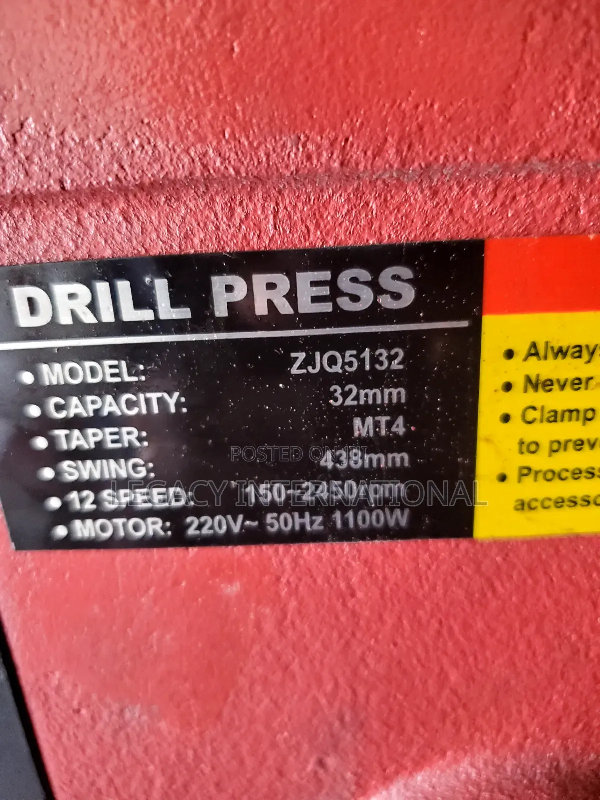 Pillar Drill Machine 32mm