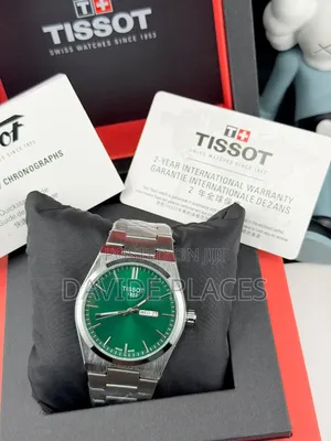 Original Tissot Prx, Stainless Steel, Unisex Chain Watch, With Date,