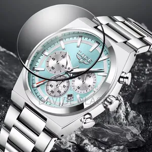 Lige Design Chain Strap Active Chronograph Water Resistant 