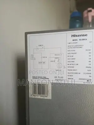 Hisense Double Door Freezer