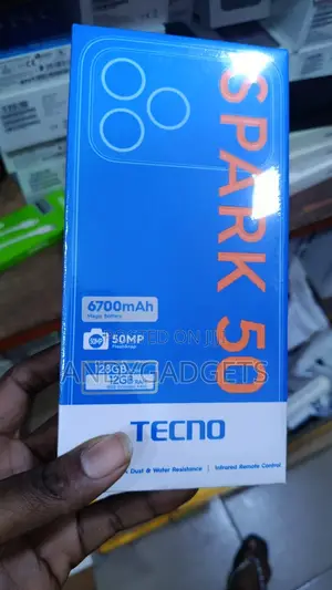 New Tecno Spark 50 128 GB Black
