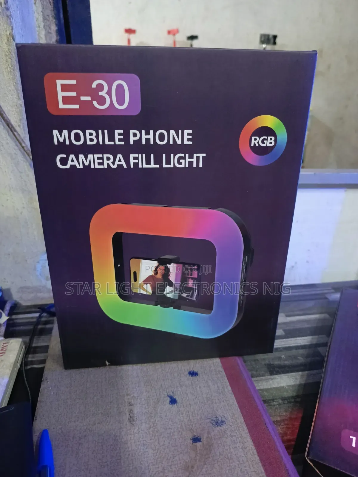 Rechargeable Ring Light -e-30