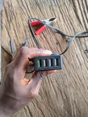 Solar Charger Dc With Battery Clip 12/24v to 5v