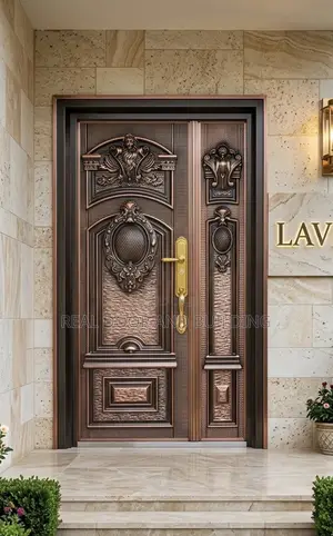 4ft by 7ft German Luxury Security Cast Door (731lad)