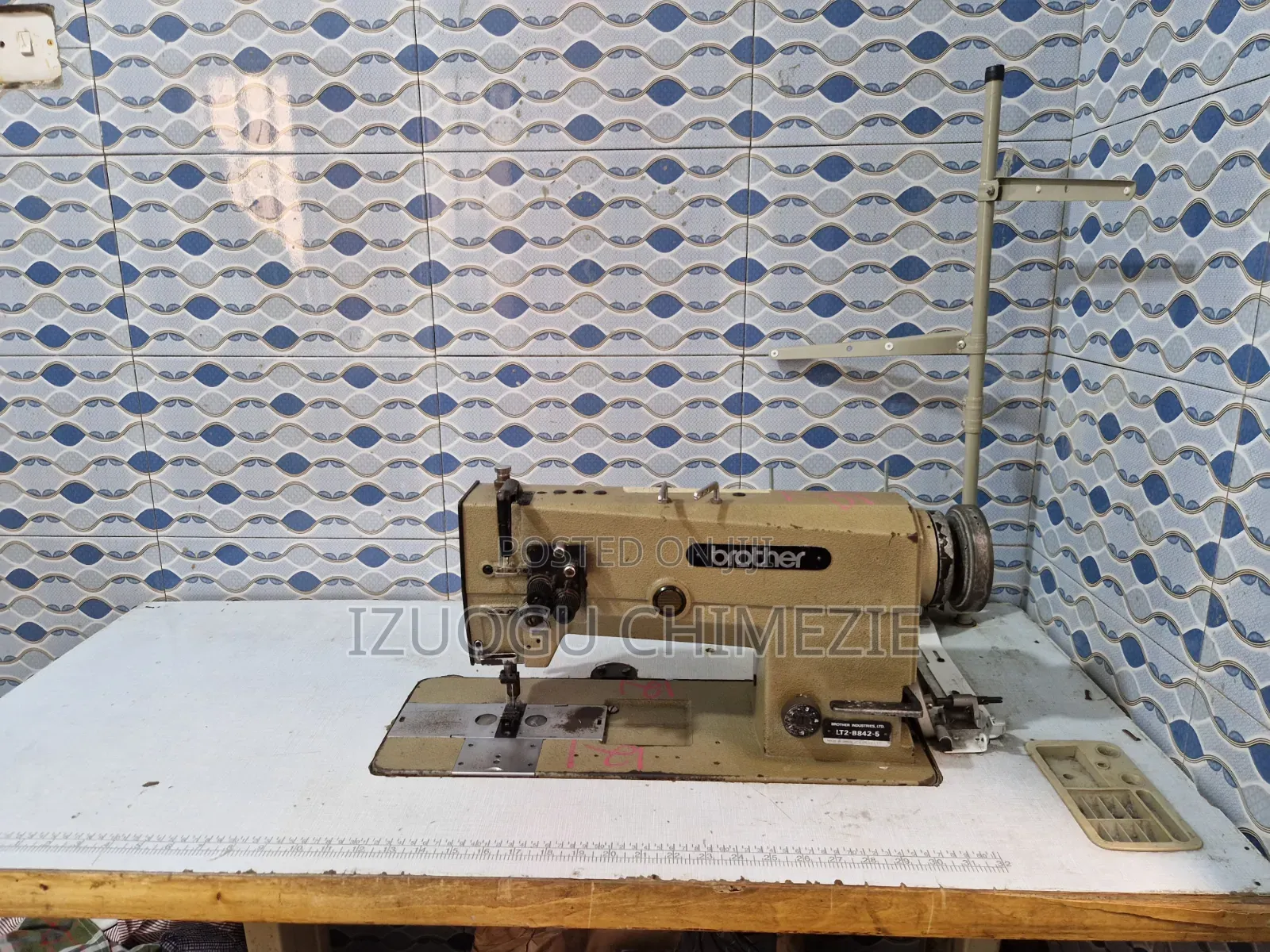 2 Needles Straight Sewing Machine