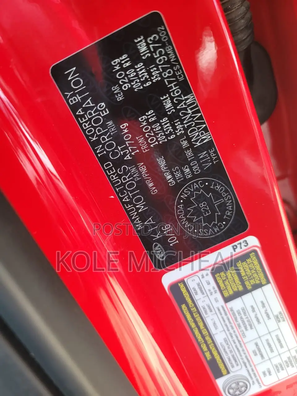 Kia Soul 2017 Red