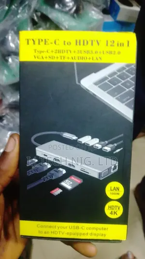 Type C- HDTV 12 in 1 Adapter