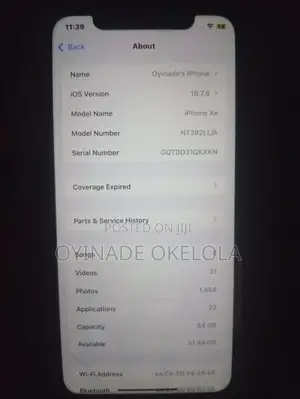 Apple iPhone XR 64 GB Black