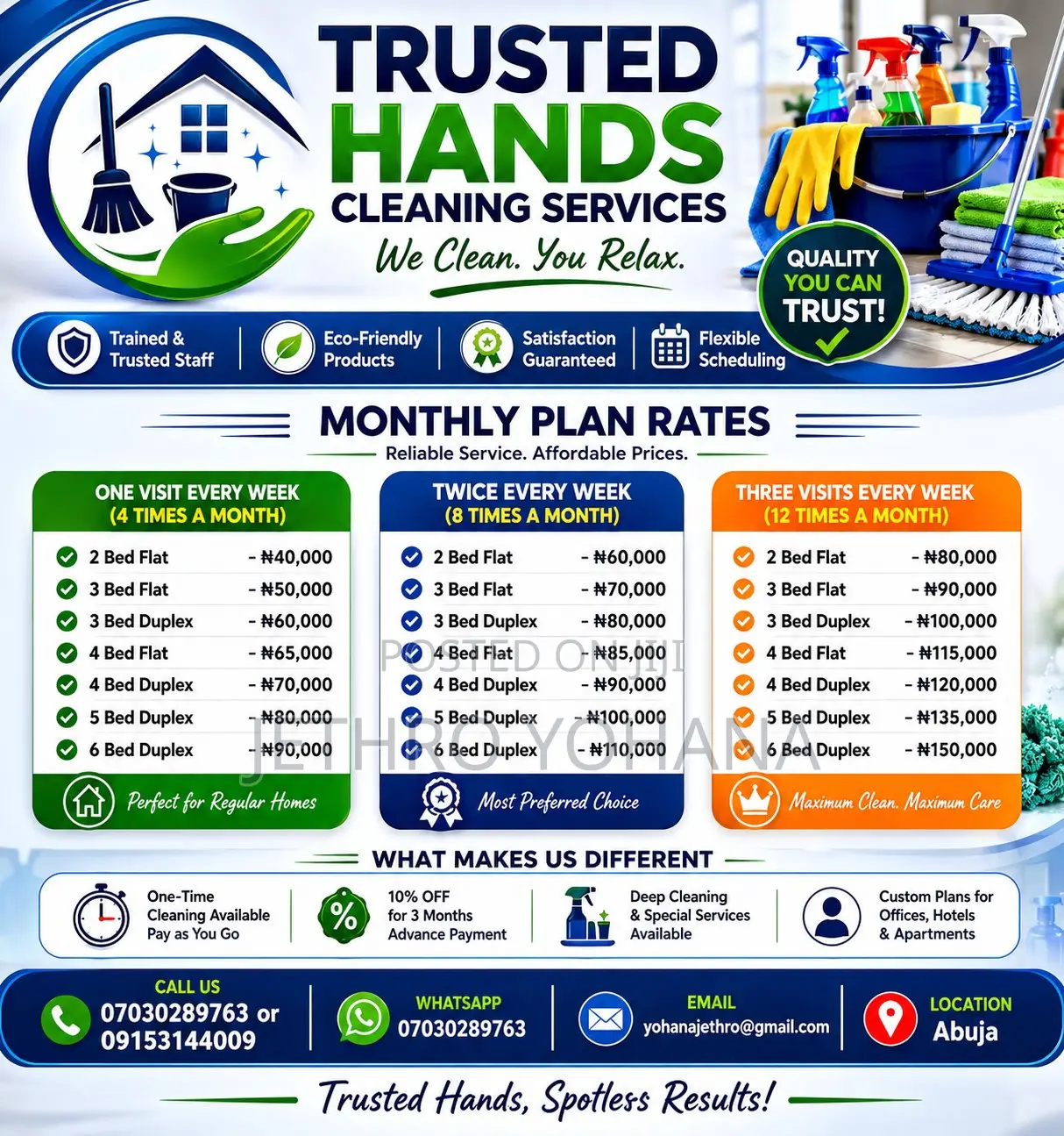 Trusted Hands Cleaning Services