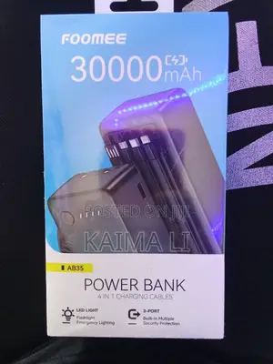 Power Bank 30,000amhs Foomee