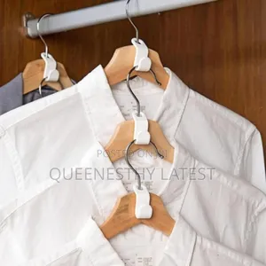 10pcs Hanger Connector Hooks | Space Saving Closet Organizer Clips