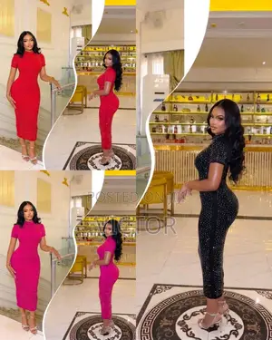 Women Bodycon Midi Dress