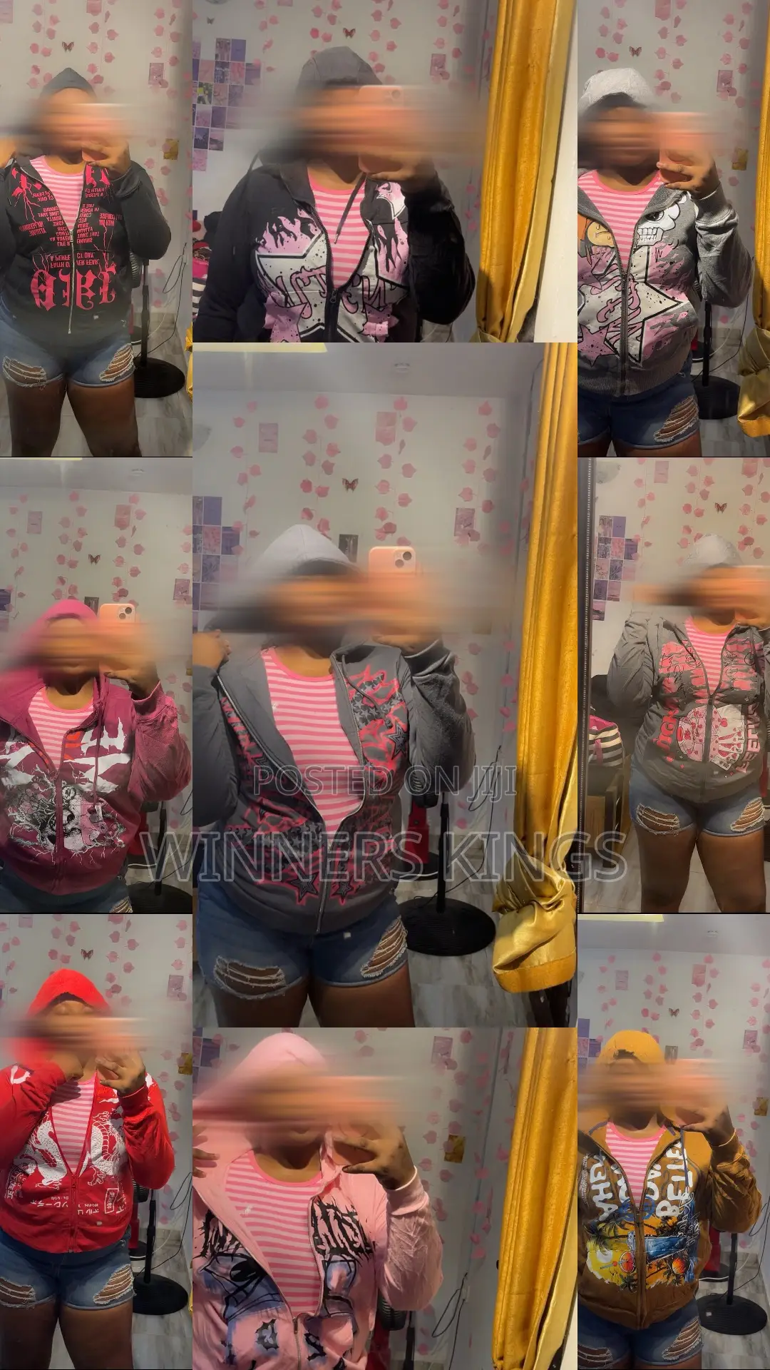 Thrift Zip Up Hoodies