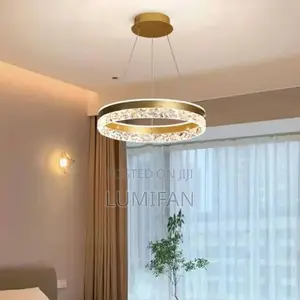 Crown Modern Led Halo Chandelier
