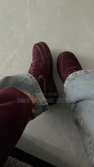 High Quality Nike Airforce 1 Burgundy Crush Luxury Sneakers