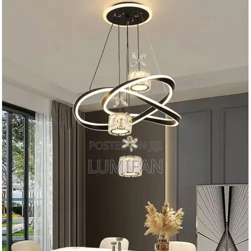 Infinity Loop Luxury Led Pendant Chandelier