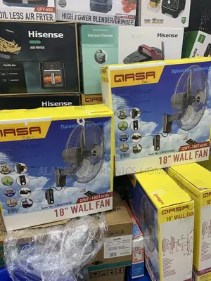 Qasa Ac/Dc Inverter Wall Fan 18” With Remote. 10yrs Waranty
