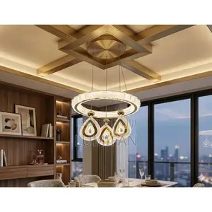 Luxury Rgbic Led Neon Strip Chandelier