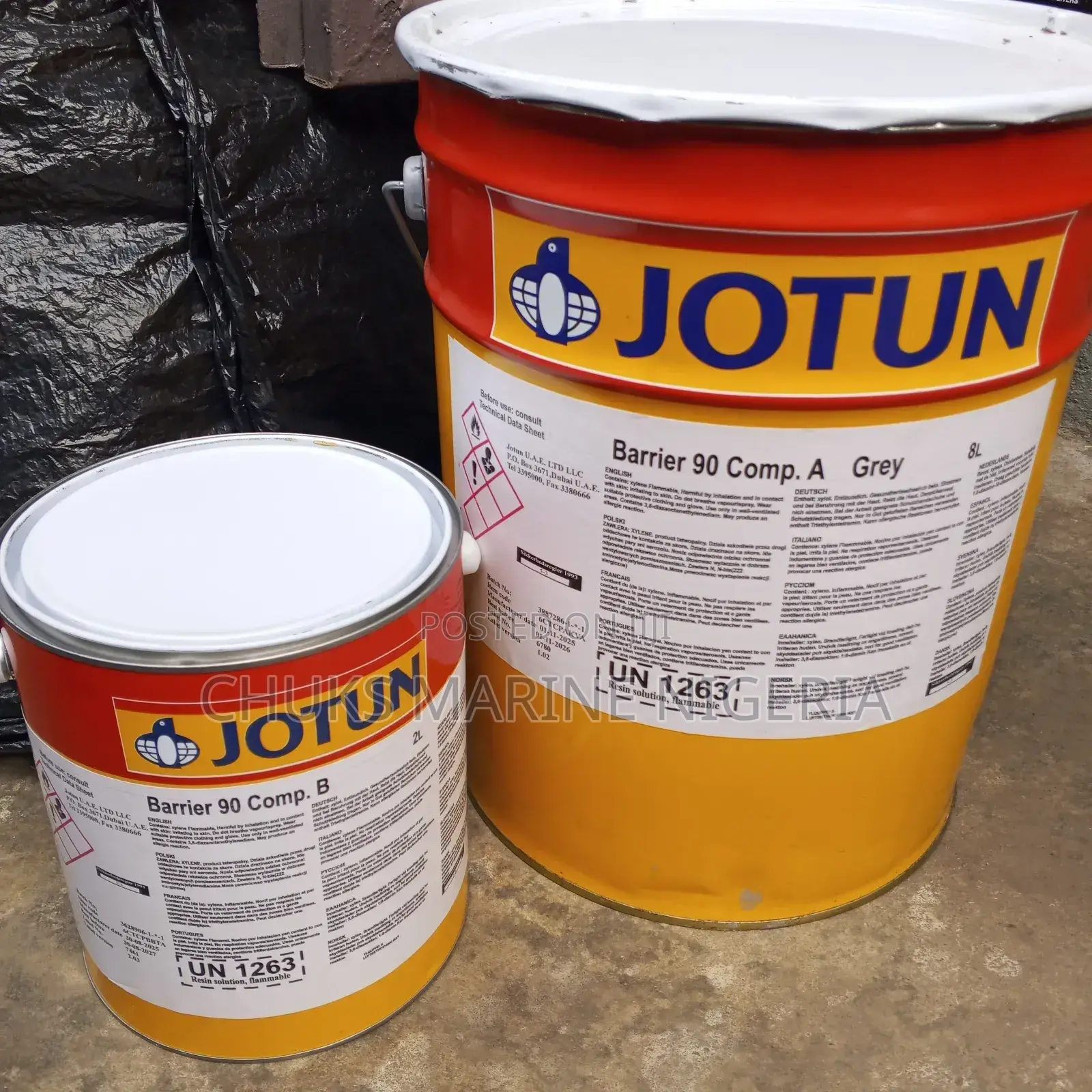Jotun Barrier 90 Zinc Comp a B