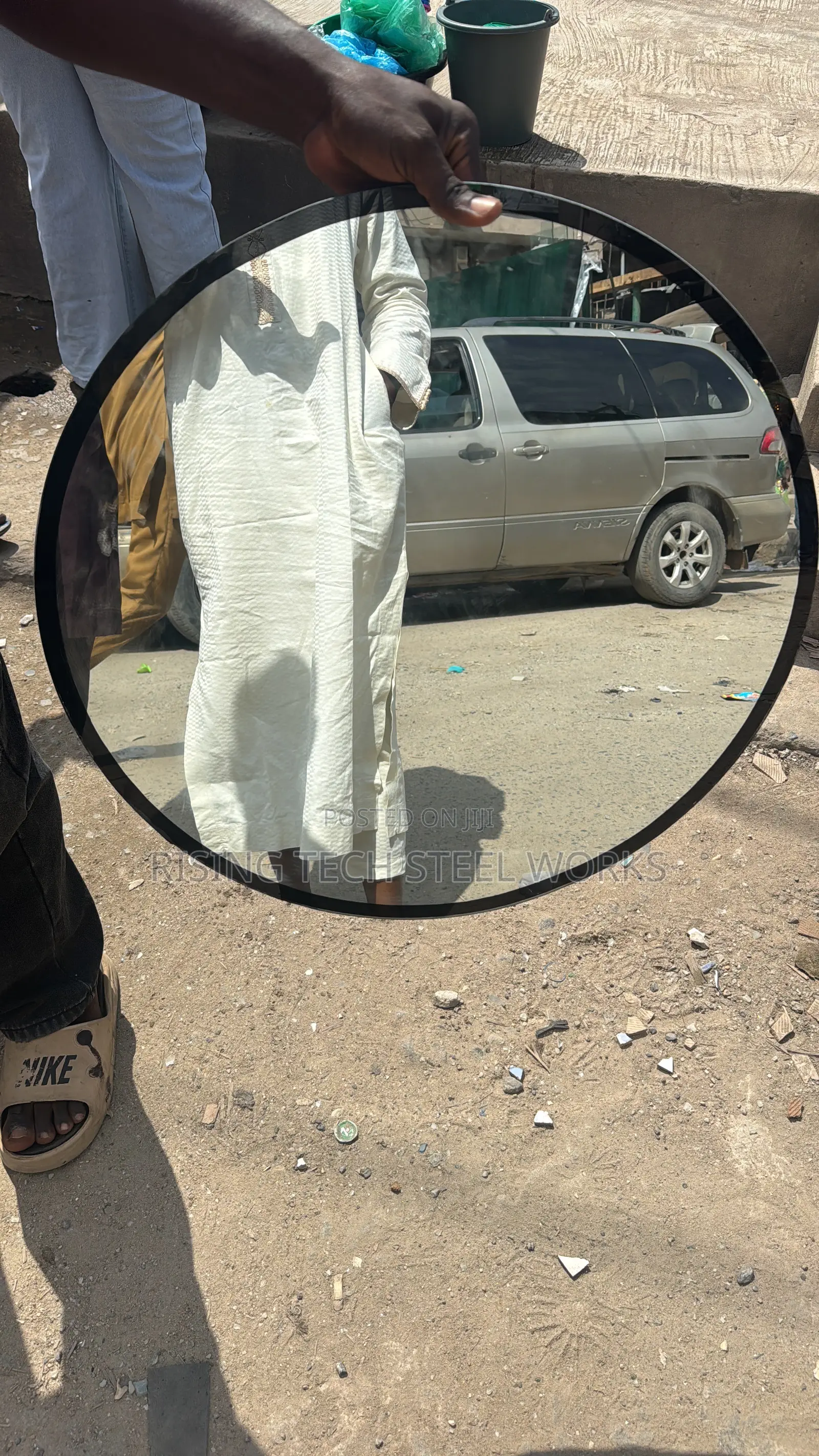 Toilet Mirror Glass With Light