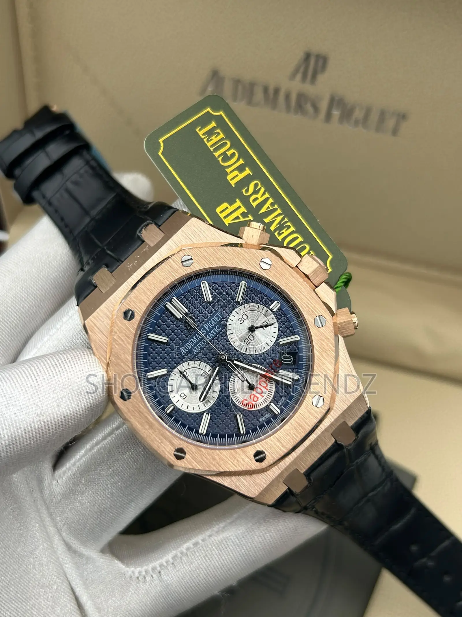 Audemars Piguet Premium Leather Strap Watch – Timeless Luxury