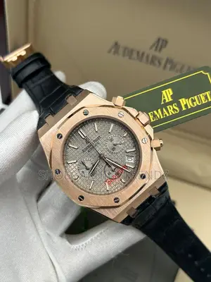 Audemars Piguet Premium Leather Strap Watch – Timeless Luxury